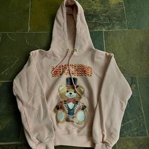 Moschino Pink Graphic Hoodie